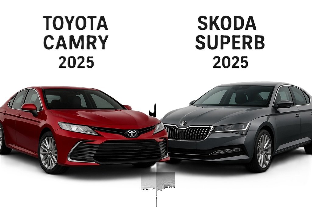 Toyota Camry vs Skoda Superb 2025 Premium Sedans which best